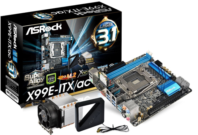 ASRock X99E-ITX z gniazdem LGA2011v3 w rozmiarze mini-ITX